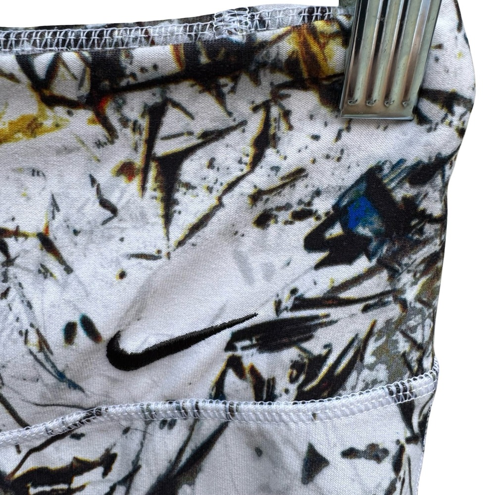 Nike Dri-FIT Abstract Splatter Print Capri Leggings Gymwear Sporty Yoga Womens S - Picture 5 of 11